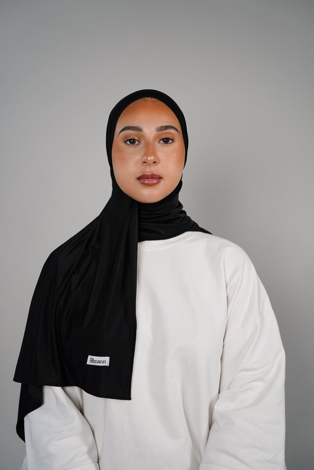 Hijab Liquide Jersey - Noir